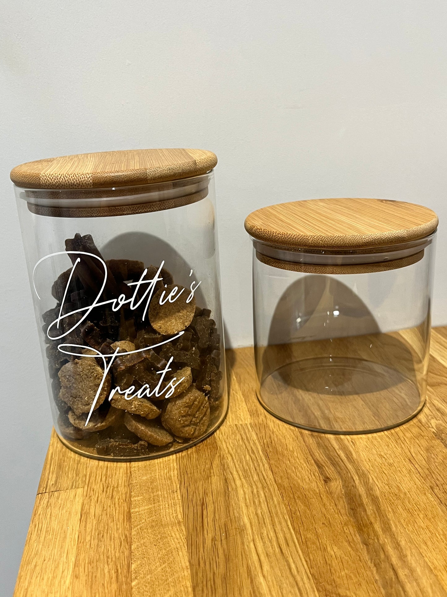 Glass Treat Jars